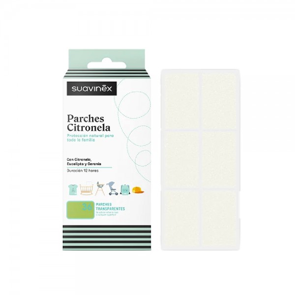Suavinex Parches Repelentes de Mosquitos con Citronela 36...