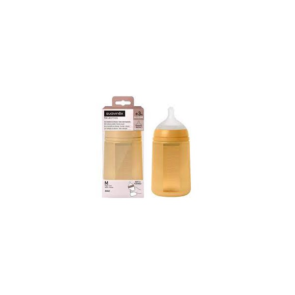 Suavinex Selection SX Pro Biberón de silicona flexible