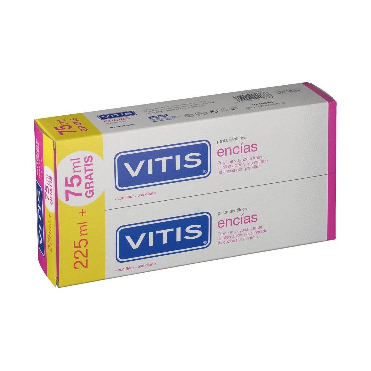 vitis encias pasta duplo 2x150ml